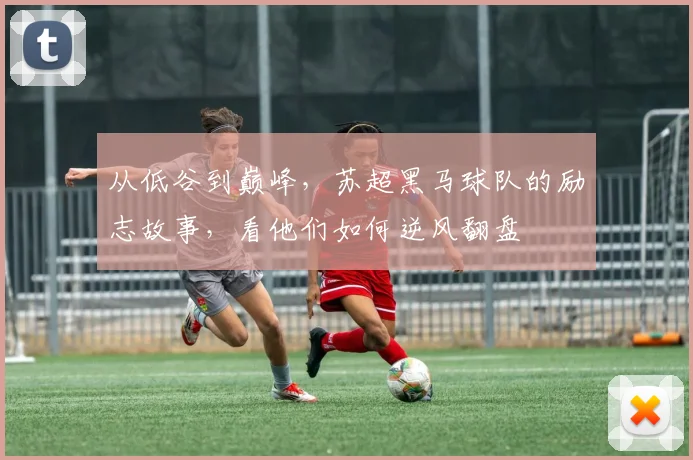 从低谷到巅峰，苏超黑马球队的励志故事，看他们如何逆风翻盘